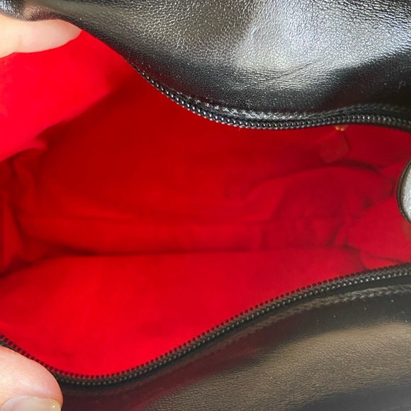 Enrico Castoldi Black Herringbone NAPA Leather & Suede bag Made in Italy NWT NWT - Picture 5 of 13